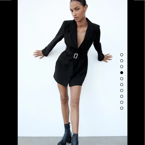 Zara belted blazer dress - Picture 4 of 8